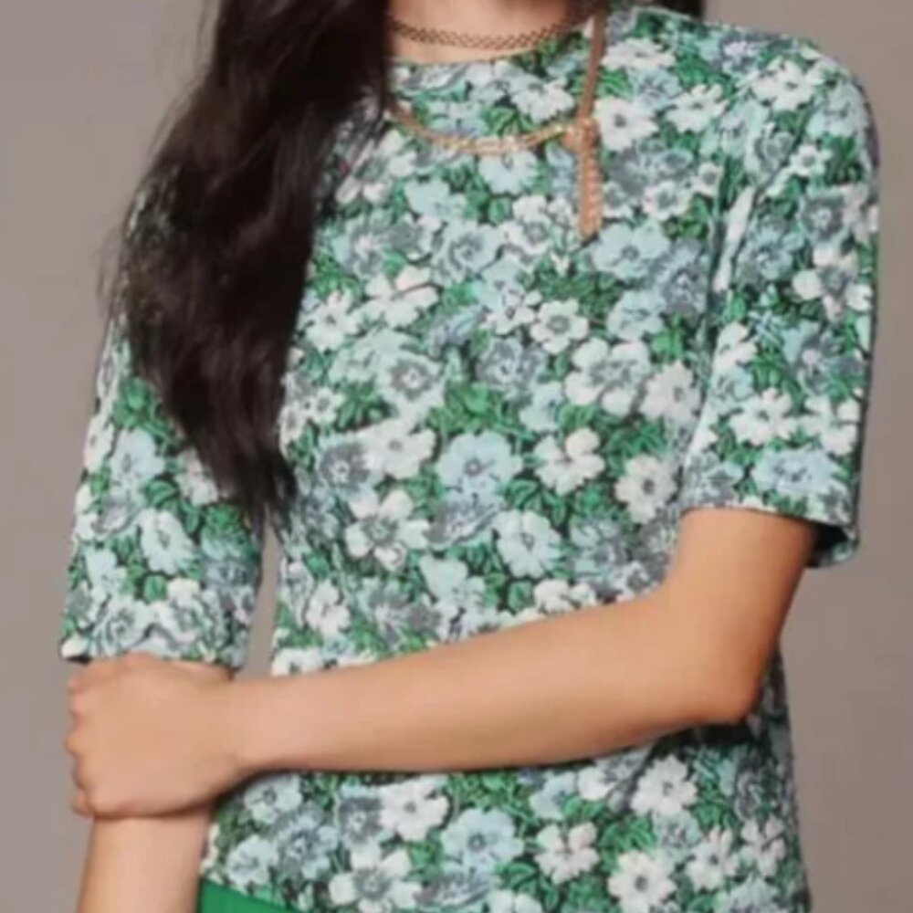 Maeve by anthro jacquard top